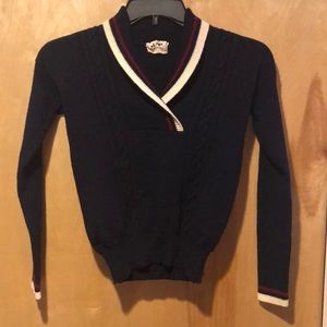Navy blue sweater